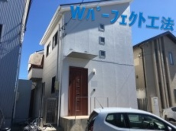 大壁工法の外壁を確実に補修！ザ・シンプルで、高耐久なお家に☆