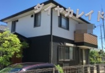 白黒2色の多彩模様仕上げ！他にはない独創的なパナホームさんが生まれました☆