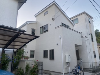 20年耐久無機塗料！外壁と屋根を塗装いたしました！