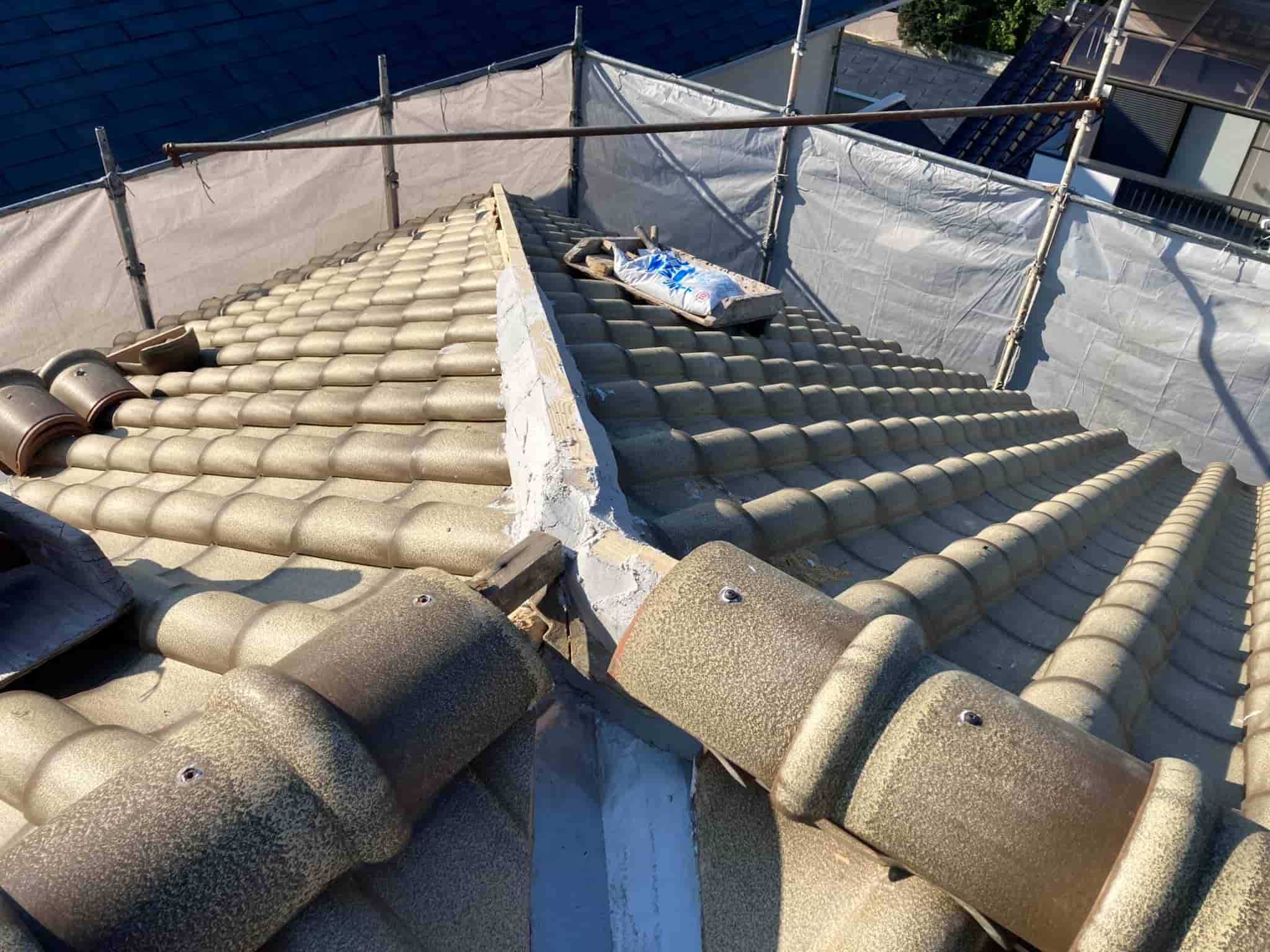 屋根補修工事も弊社にお任せ下さい！東郷町A様邸