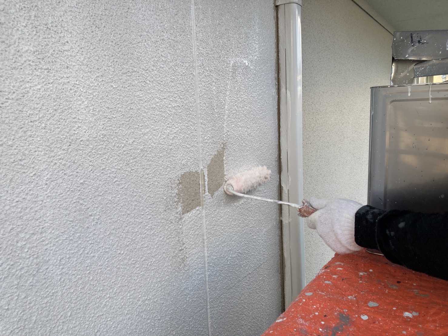 日進市Ｙ様邸、いよいよ下塗り開始です！