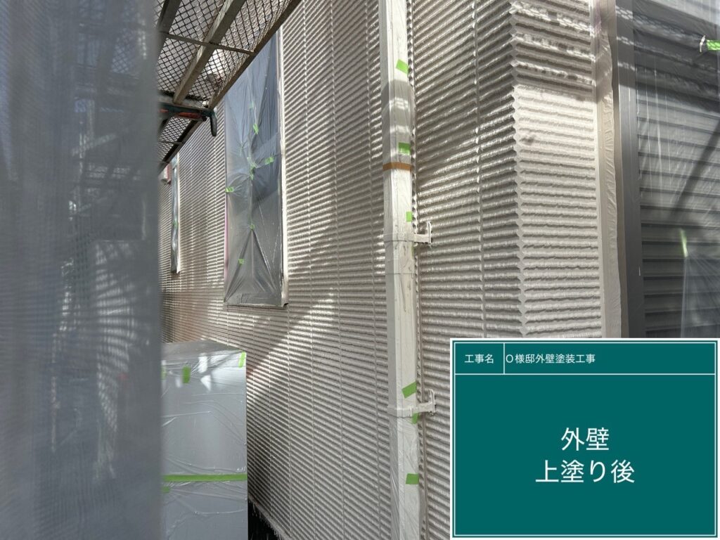 上塗り後です。