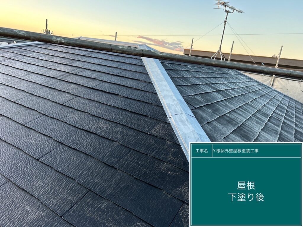 下塗り後です。