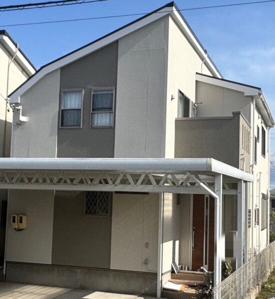 東郷町 K様邸 外壁屋根塗装リフォーム／屋根板金釘押さえ新設補強／コウモリ対策