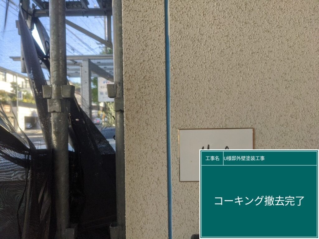 撤去後です。