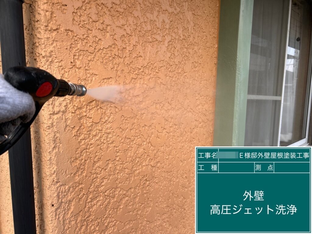壁高圧ジェット洗浄