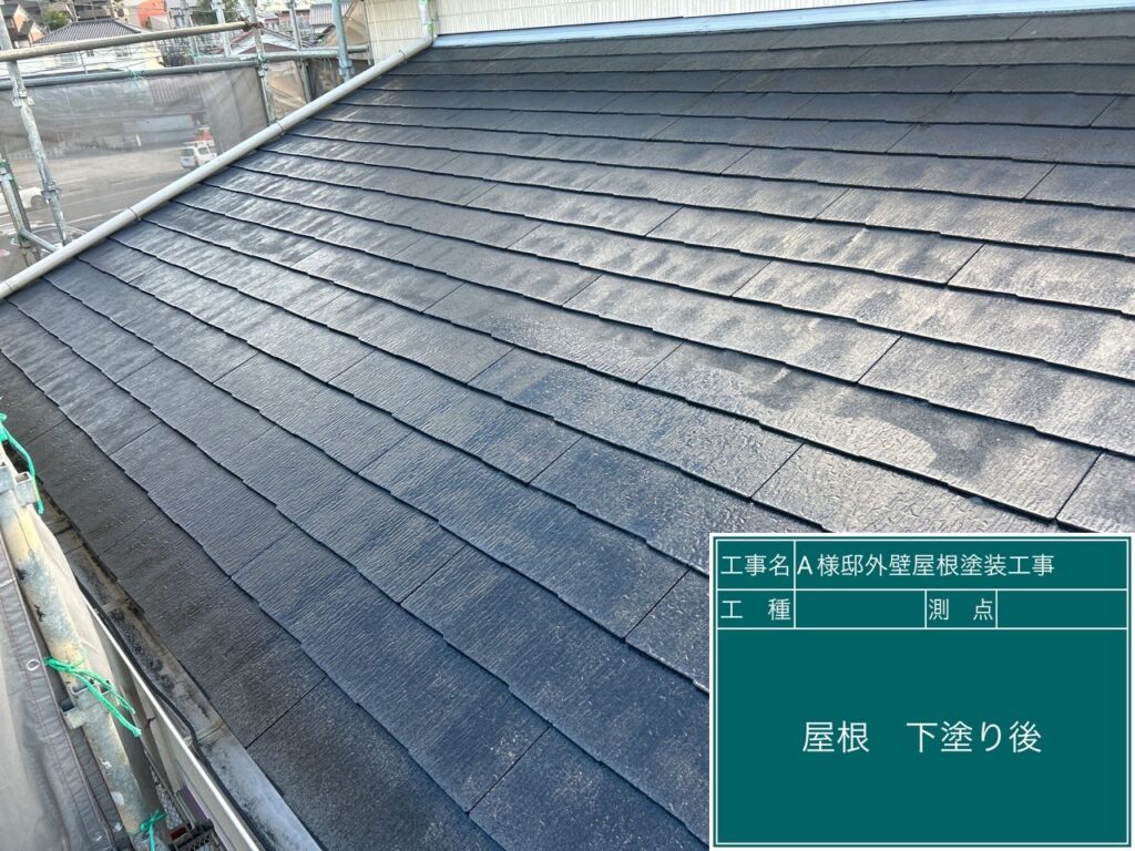 下塗り後です。