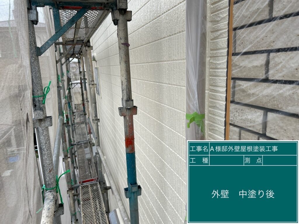 中塗り後です。