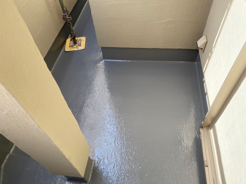 塗布後です。