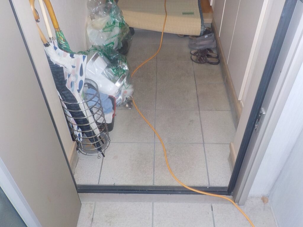 進路確保を行います。